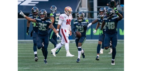 Un gran partido entre Seattle Seahawks y San Francisco 49ers